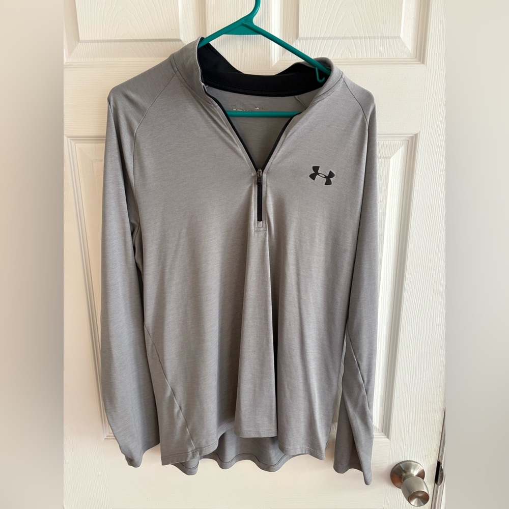 Under Armour Light Gray Performance Pullover